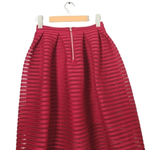 MAJE Red Jam Puffball Skirt Women's Size US XS - Picture 10 of 15